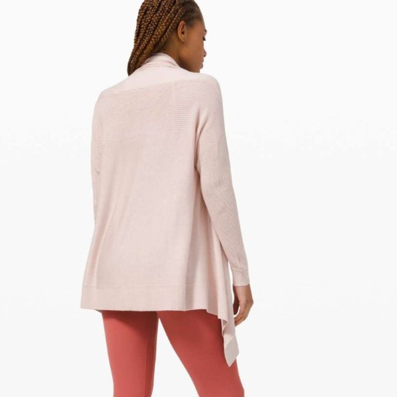 Lululemon Cashlu Knit Wrap Pink Bliss - Picture 4 of 15